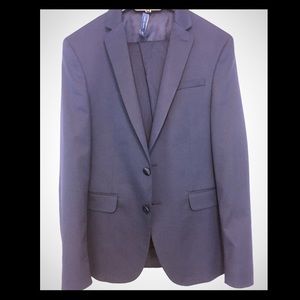 Zara Navy Blue Suit Jacket and Pants